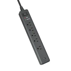 5 Outlets Power strip With USB-A and USB-C Charging ports