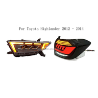 Kit carrosserie pour Toyota Highlander 2012-2014, pare-chocs avant et arrière, phares, feux arrière, pièces de modification extérieures