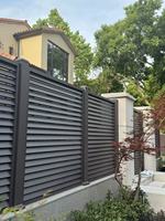 Panneaux de brise-vue en aluminium sur mesure |   Anti-rouille pour terrasse de jardin et villa, bricolage |   Fabrication OEM ODM
