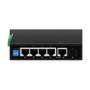 5-<b>Port</b> 1000M RJ45 1 <b>Port</b> Gigabit SFP Din Mount Gigabit and 1-<b>Port</b> Gigabit SFP Industrial Ethernet <b>Switch</b> - Product Image 1