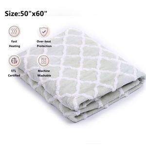 Có thể giặt được nước nóng chăn Jacquard vải + Sherpa nước nóng chăn khăn choàng - Product Image 4
