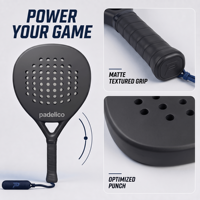 Raquette de padel de haute qualité, face en carbone, contrôle stable, réponse rapide, design sportif moderne, meilleur prix, vente en gros d'usine.