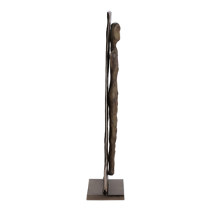Scultura Figurativa Contemporanea in Metallo Texturizzato, Elemento Decorativo per Casa, Bagno, Ufficio e Soggiorno - Product Image 3