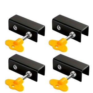 6 Pièces de Verrous Coulissants Portables en Acier Inoxydable pour Fenêtre en <span class=keywords><strong>Baie</strong></span> à Usage Domestique - Product Image 6