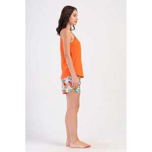 Ensemble short deux pièces d'été pour femme, bretelles ovales, longueur au-dessus du genou, taille XS, MOQ 3 pièces - Product Image 2