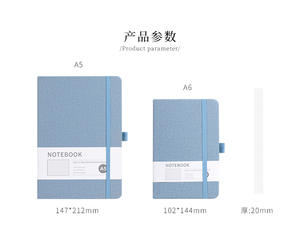 Cuaderno <span class=keywords><strong>Berserk</strong></span> Gris, Bonito y Elegante, Tapa Dura de Cuero A5, Encuadernación Cosida, Apto para Grabado Láser, Diario, Oficina, Escuela, Negocios, Otros Usos, Ideal para Regalo - Product Image 4