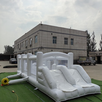 Istana melompat rumah pantul rintangan tiup bahan PVC untuk Hiburan Tempat bermain anak-anak