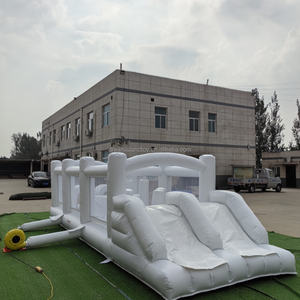 Istana melompat rumah pantul rintangan tiup bahan PVC untuk Hiburan Tempat bermain anak-anak - Product Image 5