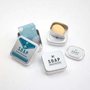 Boîte en aluminium légère et écologique pour savon, emballage carré, boîte à savon recyclable, étui à savon de voyage - Product Image 2