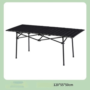 Table pliante portable en métal pour l'extérieur, multifonctionnelle, pour pique-nique, barbecue, camping, vente chaude - Product Image 6