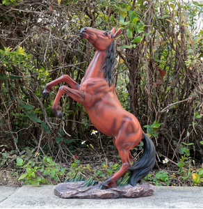 Statue de cheval en résine, figurine de <span class=keywords><strong>Mustang</strong></span> pour la décoration de jardin - Product Image 4