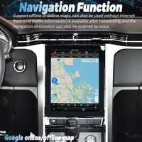 Radio de Coche con GPS y Pantalla Táctil de 9.7 Pulgadas para el Tablero, Navegación Vertical con Pantalla para Automóvil Jianghuai T8, 4G, Carplay, HU, Wifi, Android Auto, Multimedia