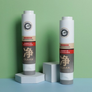 Luxury Customized 100ml Facial Cleanser Cosmetic <b>Tube</b> Round <b>Plastic</b> Squeeze Packaging - Product Image 5