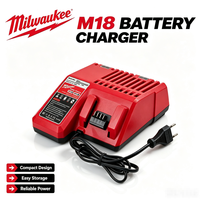 Chargeur de batterie Milwaukee M-18 compatible avec les batteries Li-ion Milwaukee 14V 18V, chargeur rapide pour outils électriques