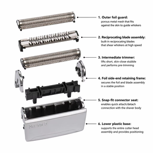 Cabezal de Repuesto para Afeitadora Eléctrica USB Resistente al Agua, Compatible con Braun Serie 5 52S, Configuración de Alta Gama <span class=keywords><strong>5020</strong></span> 5020S 5030 5030S - Product Image 4