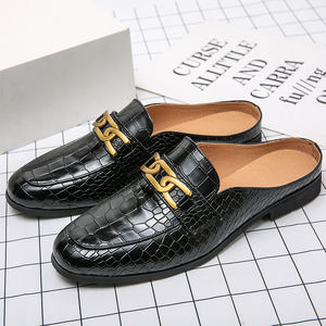 Sandalias Crocodile Toe para Adolescentes, Calzado Semi-Slip-On para Hombre, Verano 2025 - Product Image 6