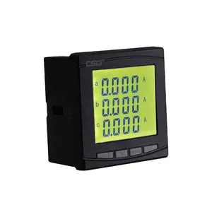 CSQ Lcd Panel Multifunction Measuring Digital Acdc Volt Energy Power Meter Electric For Consumption Monitoring