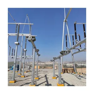 Antenna Steel Grid Electric Tower High Voltage Power Transmission Tower For Sale Electricity Utility Steel Pole