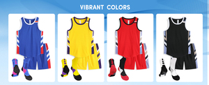 Ensemble d'uniformes de basketball personnalisés par sublimation OEM – Maillots d'équipe respirants et à séchage rapide avec logo personnalisé pour hommes et jeunes - Product Image 6