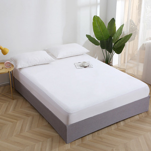 Tấm Phủ Nệm Đôi Tấm Lót Nệm Vải Terry Tre Không Gây Dị Ứng Giặt Được Chống Thấm Nước Tấm Lót Nệm Đôi <span class=keywords><strong>XL</strong></span> - Product Image 1