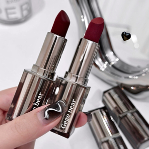 Son lì Gege Bear màu nude nhung, lâu trôi, chống nước, tự nhiên, son bóng, son dưỡng môi - Product Image 1