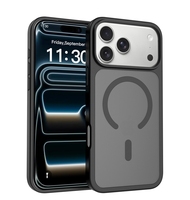 Étui de téléphone portable translucide de luxe avec anneau magnétique, sensation de peau, pour iPhone 18 Pro Max, coque de téléphone personnalisée