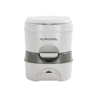 Toilette portable Alpicool OC23, 20L, pour le camping, les voyages, les toilettes mobiles d'extérieur, pour la vente en gros