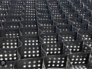 Géotextile de cellule de <span class=keywords><strong>stabilisateur</strong></span> de <span class=keywords><strong>gravier</strong></span> de treillis en plastique de HDPE pour l'application extérieure avec la capacité de conception de modèle 3D - Product Image 4