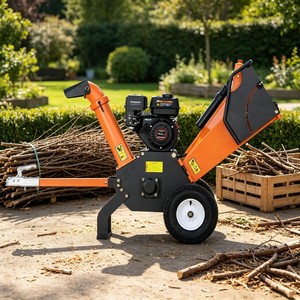 <span class=keywords><strong>Broyeur</strong></span> de bois à essence 7HP 212cc, diamètre de copeaux max. 100 mm, <span class=keywords><strong>broyeur</strong></span> de branches sur roues pour l'aménagement paysager - Product Image 3