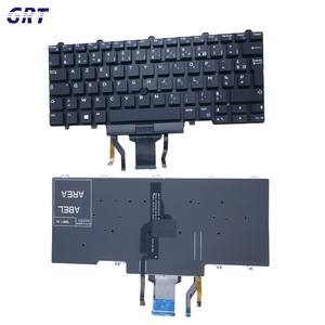 New Laptop FR <b>Keyboard</b> for Dell Latitude E5450 E5470 E7450 E7470 Black with Backlit - Product Image 5