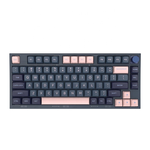 Hot Selling Skyloong GK75 Optical Switch Wired RGB Macro Gaming Mechanical Keyboard with 75 Keys Knob Module Latency Playing