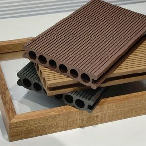 ผู้จัดจำหน่ายไม้พื้นระเบียง SHENGCHENG ไม้สักสังเคราะห์ ขนาด 140*23 มม. ไม้พื้นระเบียงพลาสติกคอมโพสิต ราคา - Product Image 2