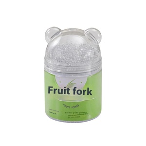 Không Màu Tre Hình Dạng Nhựa Nĩa 10Cm Thân Thiện Với Môi Mini Thực Phẩm Chọn Công Cụ Cho Những Dã ngoại Nhà Hàng Bộ Đồ Ăn Ngoài Trời - Product Image 6