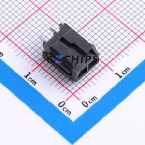 WB300A1E-023P-002 Wire-to-Board Pin Header Through hole Component (THT),P=3mm Connector 2x1P 3mm Through Hole Micro-Fit (MX 3.0) - Product Image 1