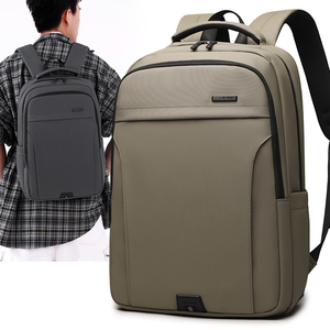 กระเป๋าเป้สะพายหลังสำหรับผู้ชาย แบรนด์ Marksman Wholesale หลายช่องใส่ของ ความจุเยอะ แต่งจุดสะท้อนแสงซ่อนด้านหลัง เหมาะสำหรับธุรกิจ - Product Image 1