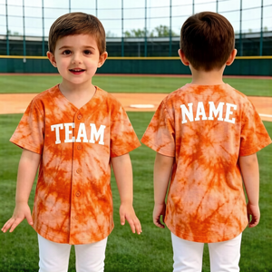 Uniforme de baseball pour jeunes OEM, entièrement boutonné, personnalisé avec broderie sublimée, chemises de baseball pour enfants pour l'entraînement, les matchs et les tournois - Product Image 4