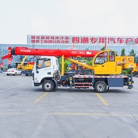 Grue de camion télescopique hydraulique tout-terrain mobile télécommandée de 16 tonnes avec moteur Weichai et moteur Liyuan à vendre