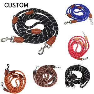 3M Adjustable Woven Nylon Dog Leash <b>Collar</b> Set Heavy Duty For Medium Large Dogs - Product Image 1