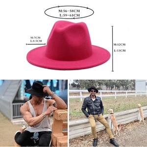 Nouveaux Chapeaux <span class=keywords><strong>Fedora</strong></span> Designer 2026 pour Femmes – Vente en Gros de Fédoras en Cuir à Large Bord Bicolores pour Hommes et Femmes - Product Image 2