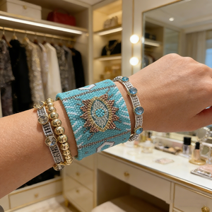 LS-B1278 Bracelet Fait Main Pour Femmes MIYUKI Mauvais Yeux Bracelets bleu <span class=keywords><strong>Oeil</strong></span> <span class=keywords><strong>Turc</strong></span> 2020 or perles Bijoux - Product Image 3