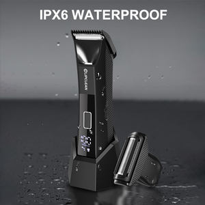 इलेक्ट्रिक हेयर बॉडी ट्रिमर ग्रोइन और बॉडी हेयर ट्रिमर डबल-हेड ट्रिमर और पन्नी ब्लेड - Product Image 4