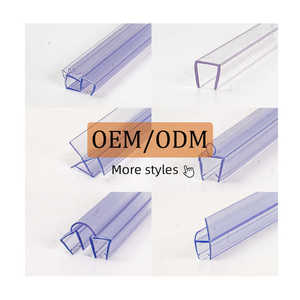 Hydrorilax không thấm nước PVC vòi hoa sen cửa F/<span class=keywords><strong>U</strong></span> hồ sơ Dải con dấ<span class=keywords><strong>u</strong></span>, Vinyl Gasket cho kính trượt - Product Image 3