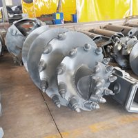 Godet conique de 2000 mm pour engin de forage de pieux de construction, godet conique pour pieux de forage à grand diamètre