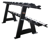 Support d'haltères vertical à 2 niveaux pour la salle de sport, petit support d'haltères