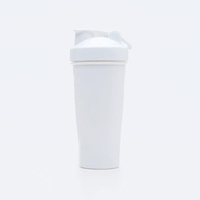 Logo personnalisé Faible MOQ Logo personnalisé 400 ml 600 ml Bouteille de shaker de protéines en plastique pour la salle de sport avec boule mélangeuse