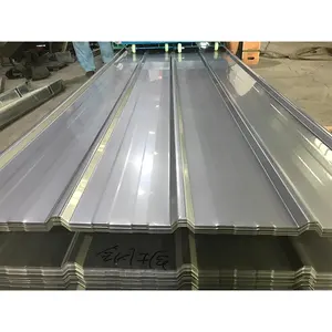 Tôle de toiture en zinc de couleurs personnalisées Tôle d'acier ondulée galvanisée à haute résistance, épaissie et antirouille pour toiture en métal