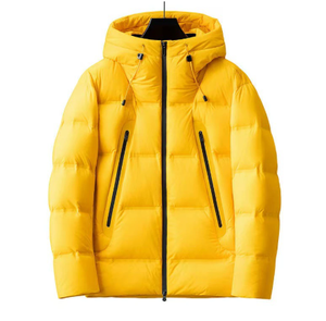 Doudoune à capuche unisexe de luxe léger, imperméable, anti-froid, chaude, isotherme, en duvet de canard blanc - Product Image 6