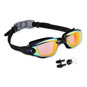 DELUXEFIT high quality design and custom eco friendly safety swimming goggle-s swim kids uv protection