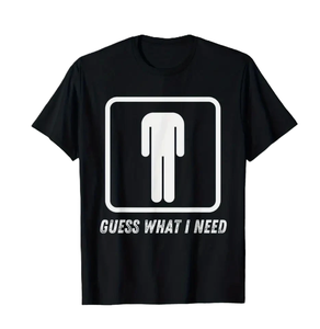 Camiseta creativa <span class=keywords><strong>Guess</strong></span> What I Need para hombre, estilo hip hop, de algodón, manga corta, estilo urbano, con estampado gráfico, informal - Product Image 2
