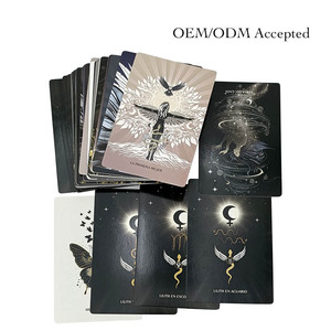 Mazzo di Carte dei Tarocchi Personalizzate con Lamina d'Oro per Guida Spirituale e Divinazione del Futuro, Carte Uniche per la Magia e la Predizione del Futuro con Scatola - Product Image 3